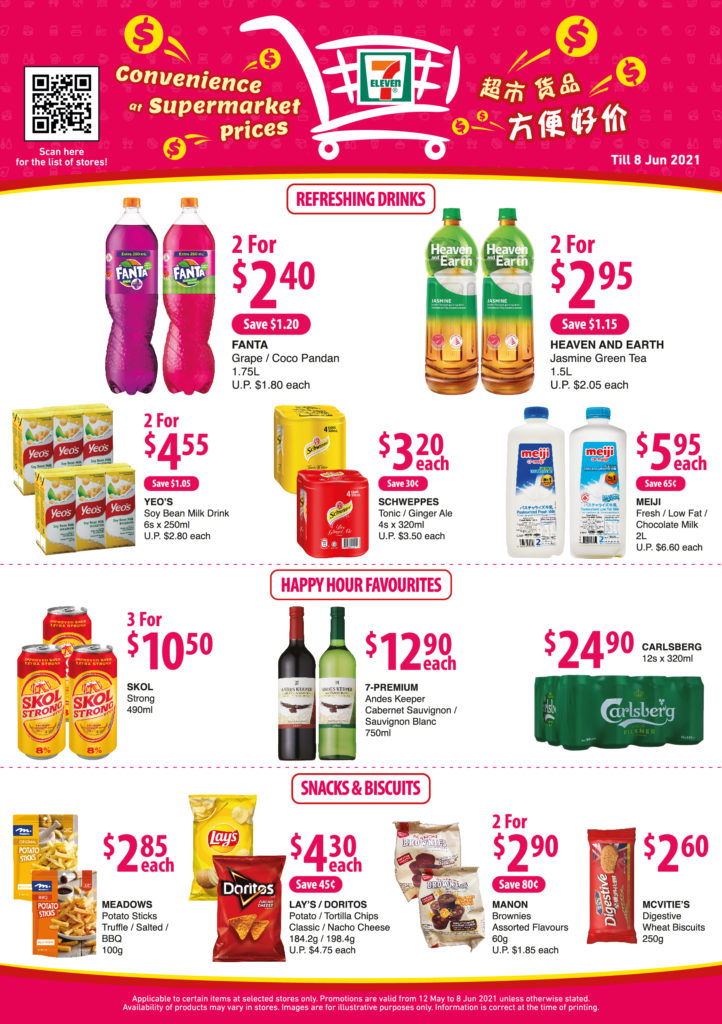 7-Eleven: Convenience At Supermarket Prices promotions (12 May - 8 Jun 2021) | Why Not Deals