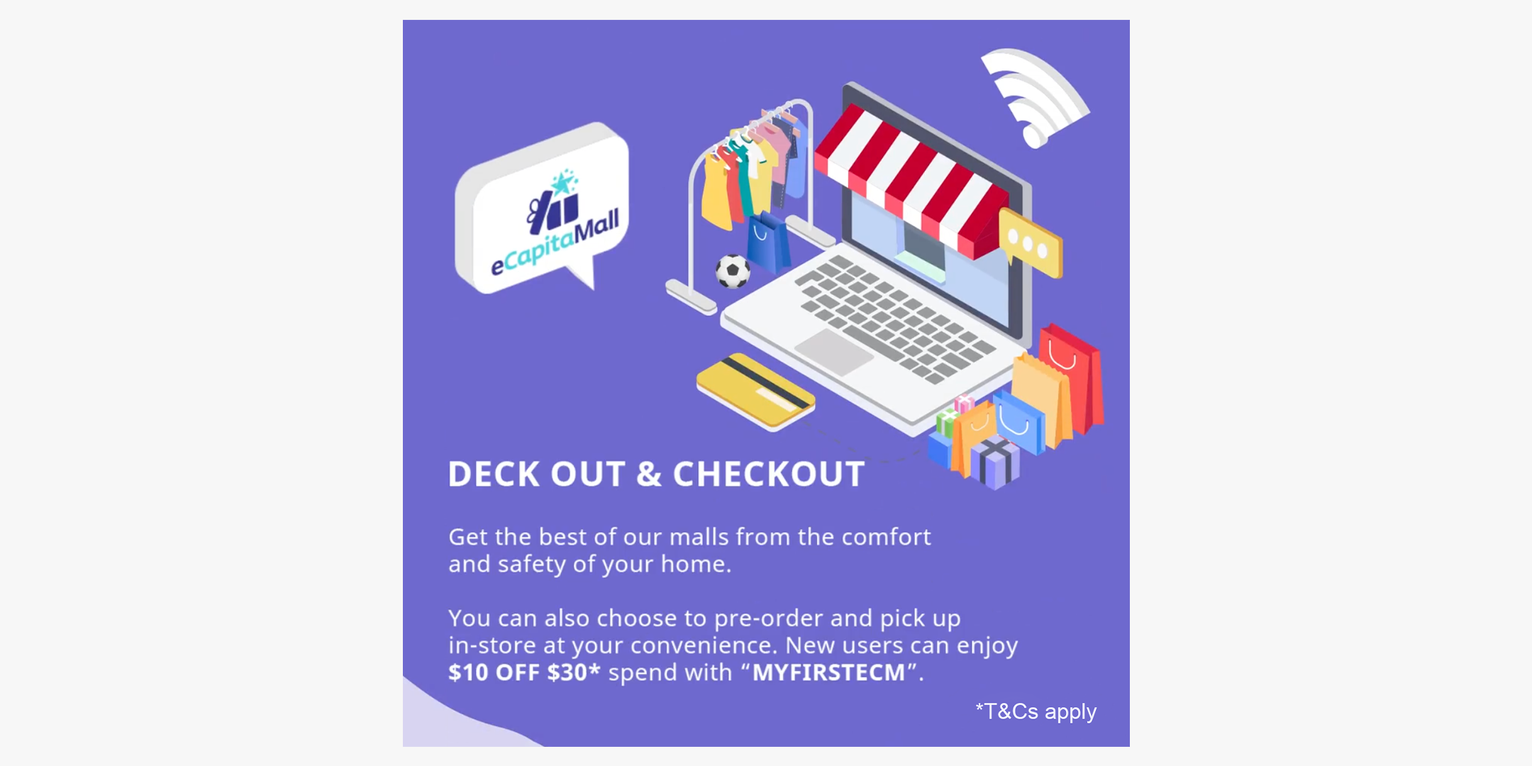 eCapitaMall: Deck out & Checkout