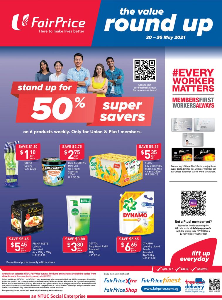 NTUC FairPrice Singapore Your Weekly Saver Promotions 20-26 May 2021 | Why Not Deals 11