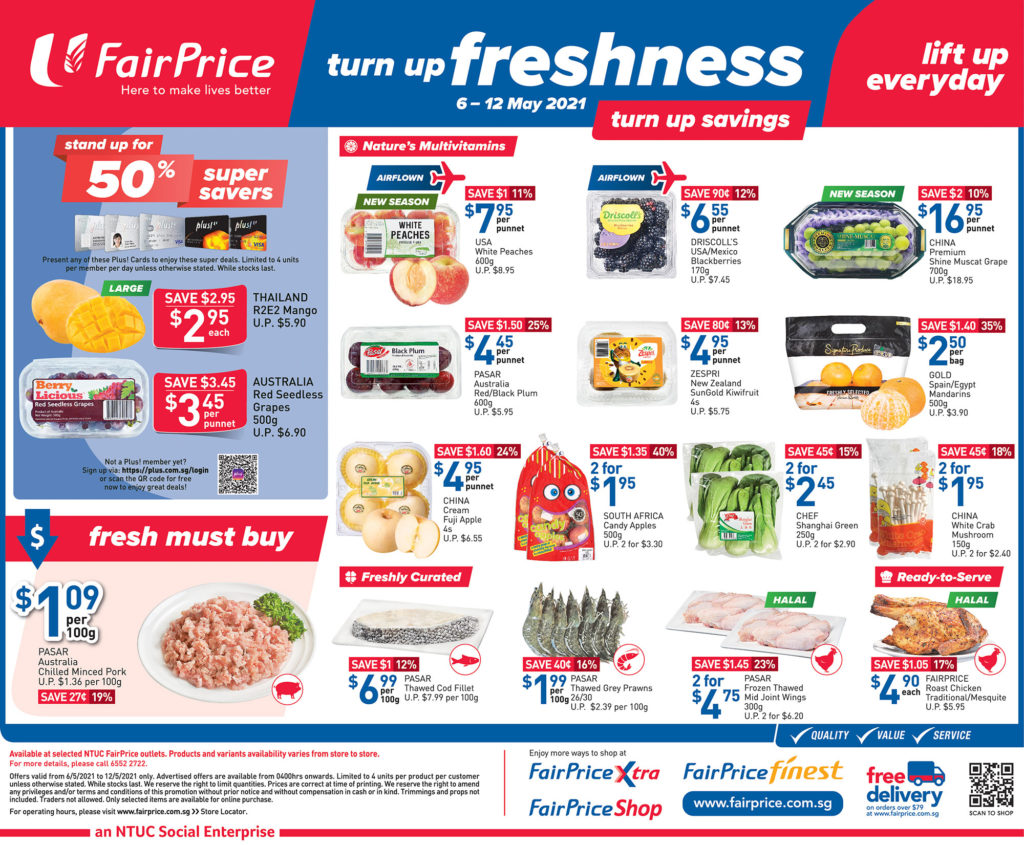 NTUC FairPrice Singapore Your Weekly Saver Promotions 6-12 May 2021 | Why Not Deals 8