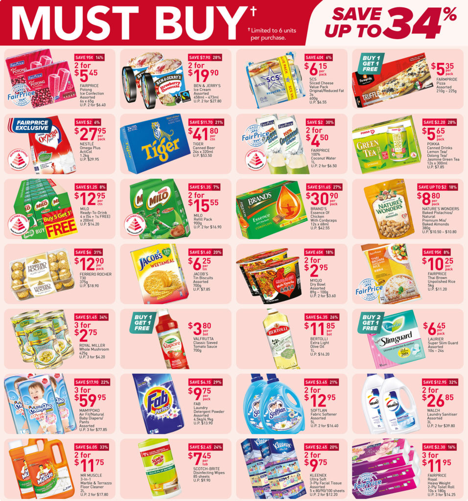 NTUC FairPrice Singapore Your Weekly Saver Promotions 6-12 May 2021 | Why Not Deals