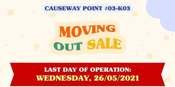 Refash Singapore Causeway Point Outlet Moving Out Sale ends 26 May 2021