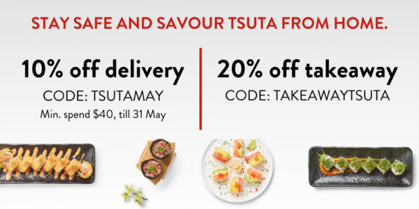 Tsuta Singapore 20% Off Takeaway & 10% Off Delivery with Promo Codes