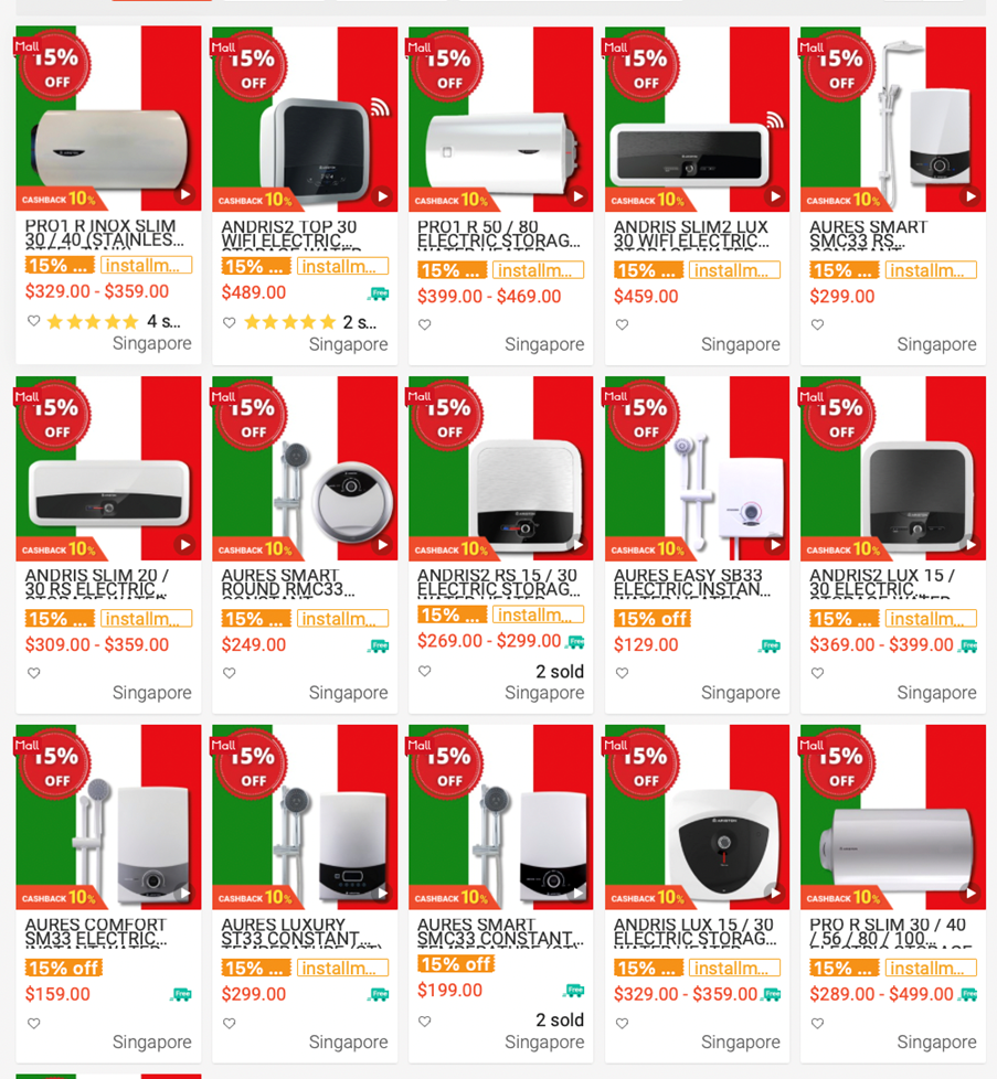 [Ariston Thermo Promotion] Get 15% OFF Any Ariston water heater from now to 7 June 2021 | Why Not Deals 1