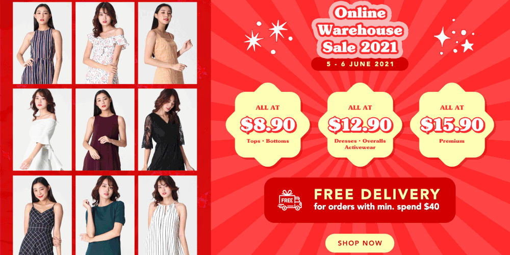 Refash Singapore Online Warehouse Sale 5-6 Jun 2021