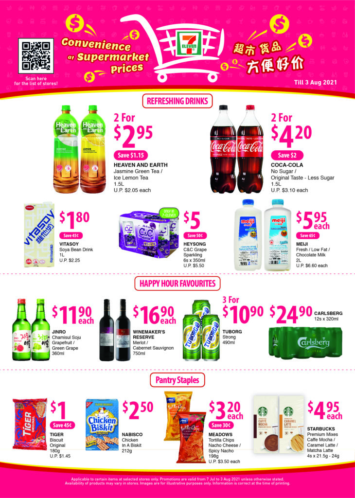 7-Eleven: Convenience At Supermarket Prices promotions (7 Jul - 3 Aug 2021) | Why Not Deals