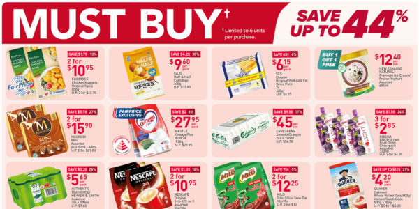 NTUC FairPrice Singapore Your Weekly Saver Promotions 1-7 Jul 2021