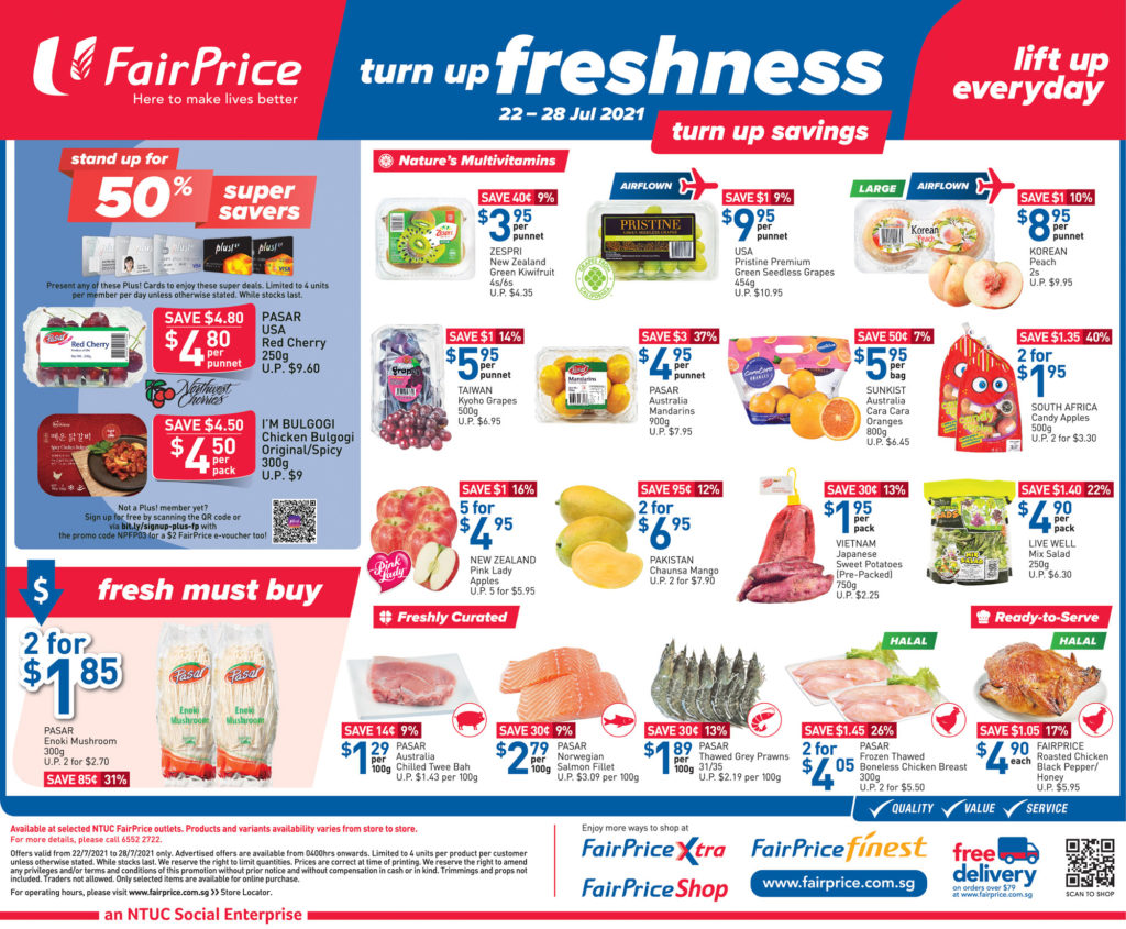NTUC FairPrice Singapore Your Weekly Saver Promotions 22-28 Jul 2021 | Why Not Deals 7