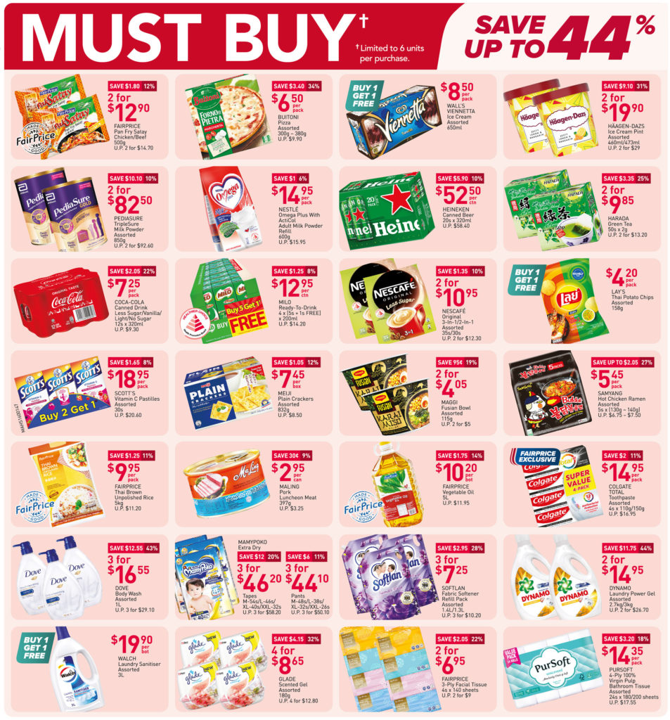 NTUC FairPrice Singapore Your Weekly Saver Promotions 22-28 Jul 2021 | Why Not Deals