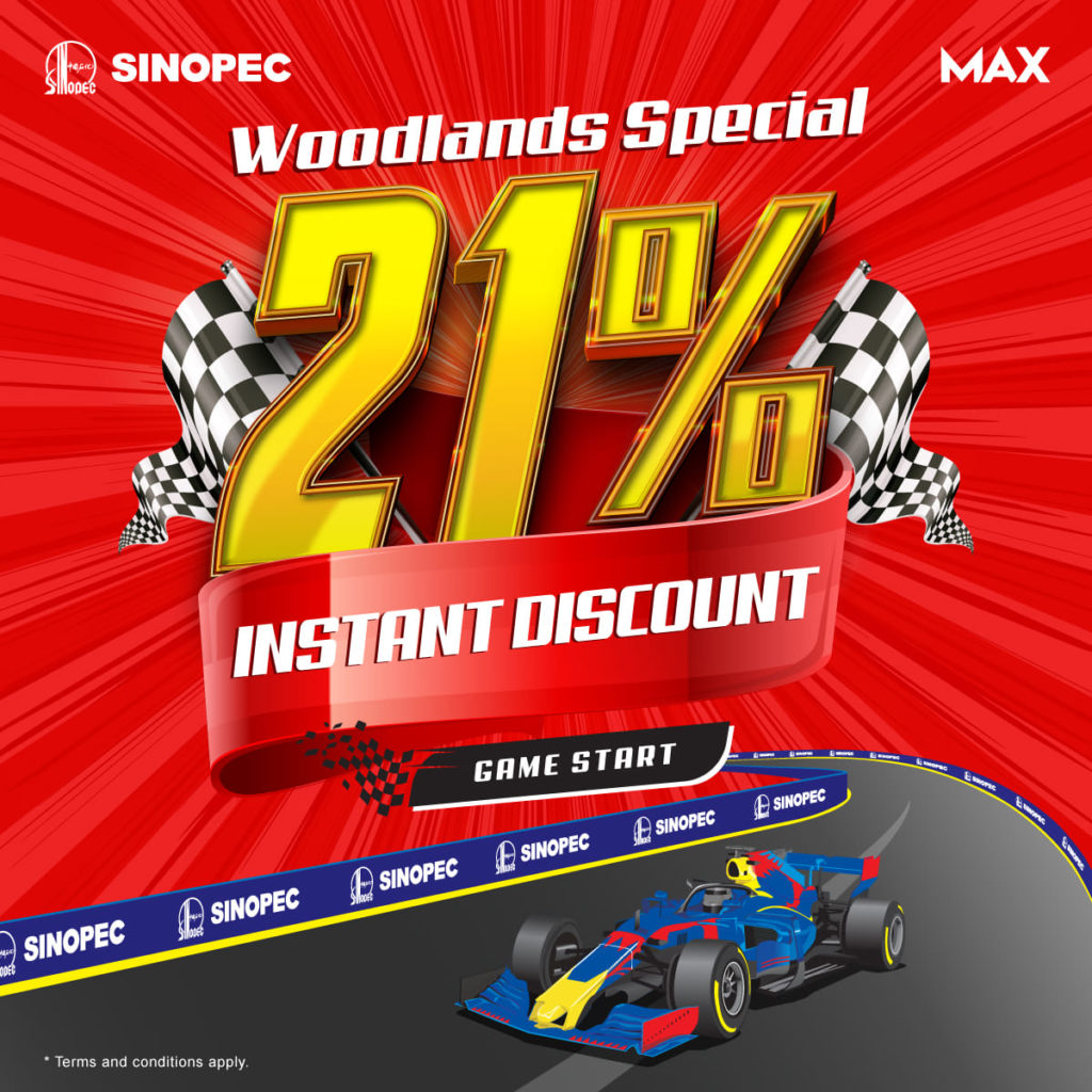 Sinopec Singapore 21% Woodlands Opening Special Promotion Extended 2-31 Jul 2021 | Why Not Deals