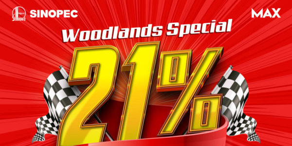 Sinopec Singapore 21% Woodlands Opening Special Promotion Extended 2-31 Jul 2021