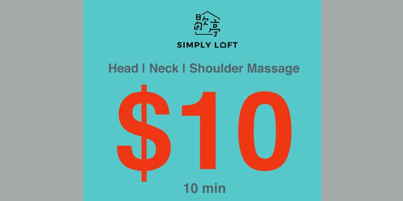 Head, Neck, Shoulder Massage $10 for 10 min