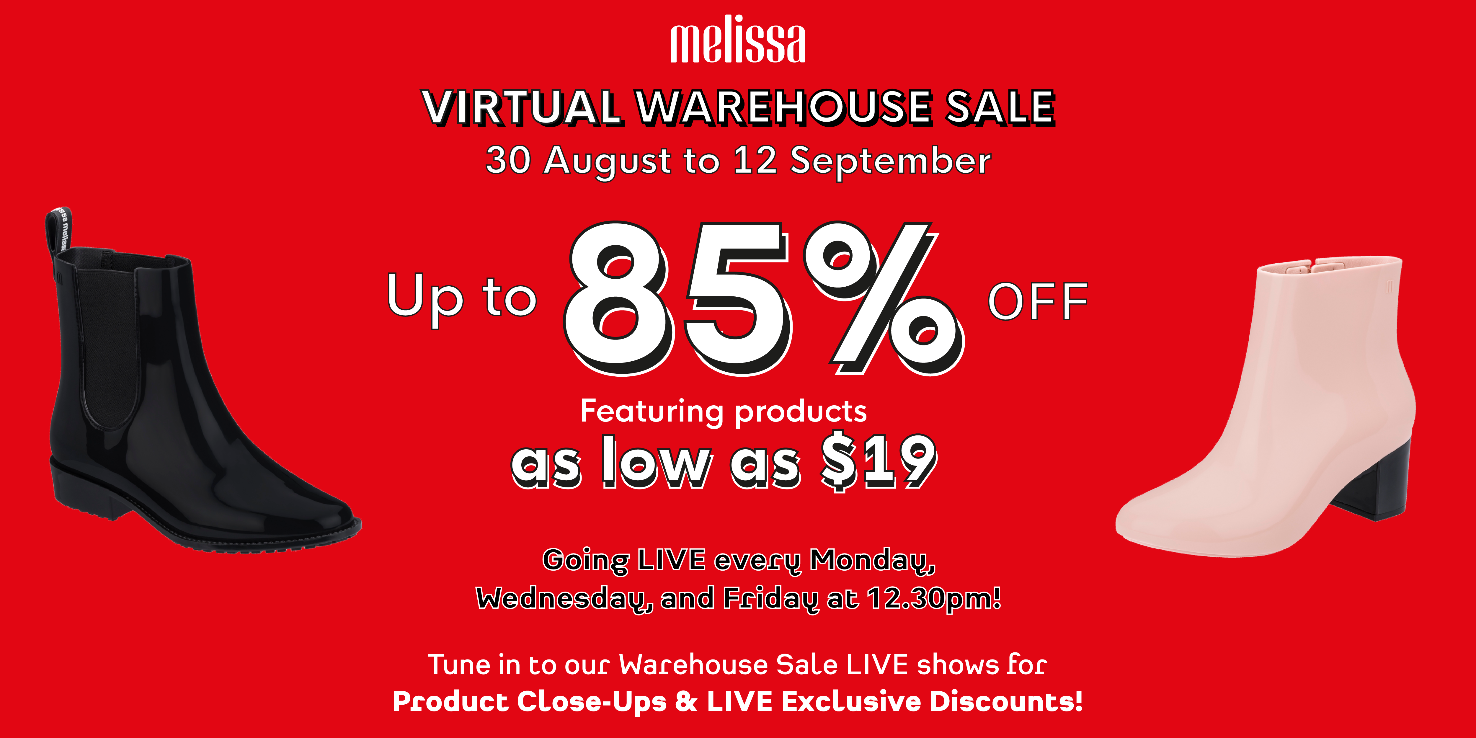 Melissa Virtual Warehouse Sale