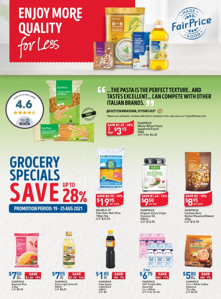 NTUC FairPrice Singapore Your Weekly Saver Promotions 19-25 Aug 2021 | Why Not Deals 12