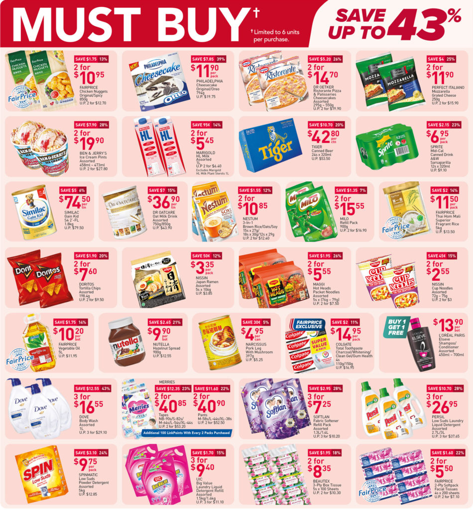 NTUC FairPrice Singapore Your Weekly Saver Promotions 19-25 Aug 2021 | Why Not Deals
