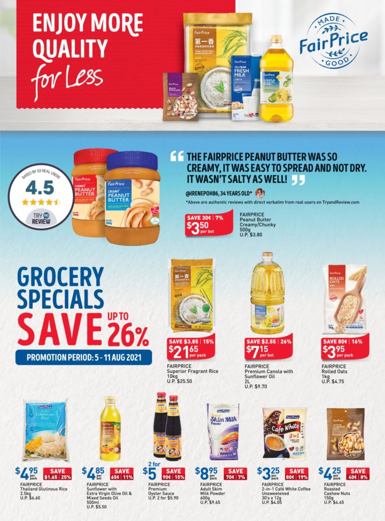 NTUC FairPrice Singapore Your Weekly Saver Promotions 5-11 Aug 2021 | Why Not Deals 9