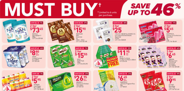 NTUC FairPrice Singapore Your Weekly Saver Promotions 5-11 Aug 2021