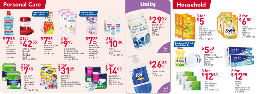 NTUC FairPrice Singapore Your Weekly Saver Promotions 5-11 Aug 2021 | Why Not Deals 7