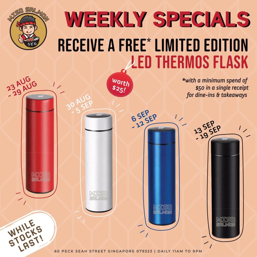 Buy 1 get 1 free beer, enjoy up to 28% off sides & receive a Free Limited Edition LED Thermos Flask! | Why Not Deals 1