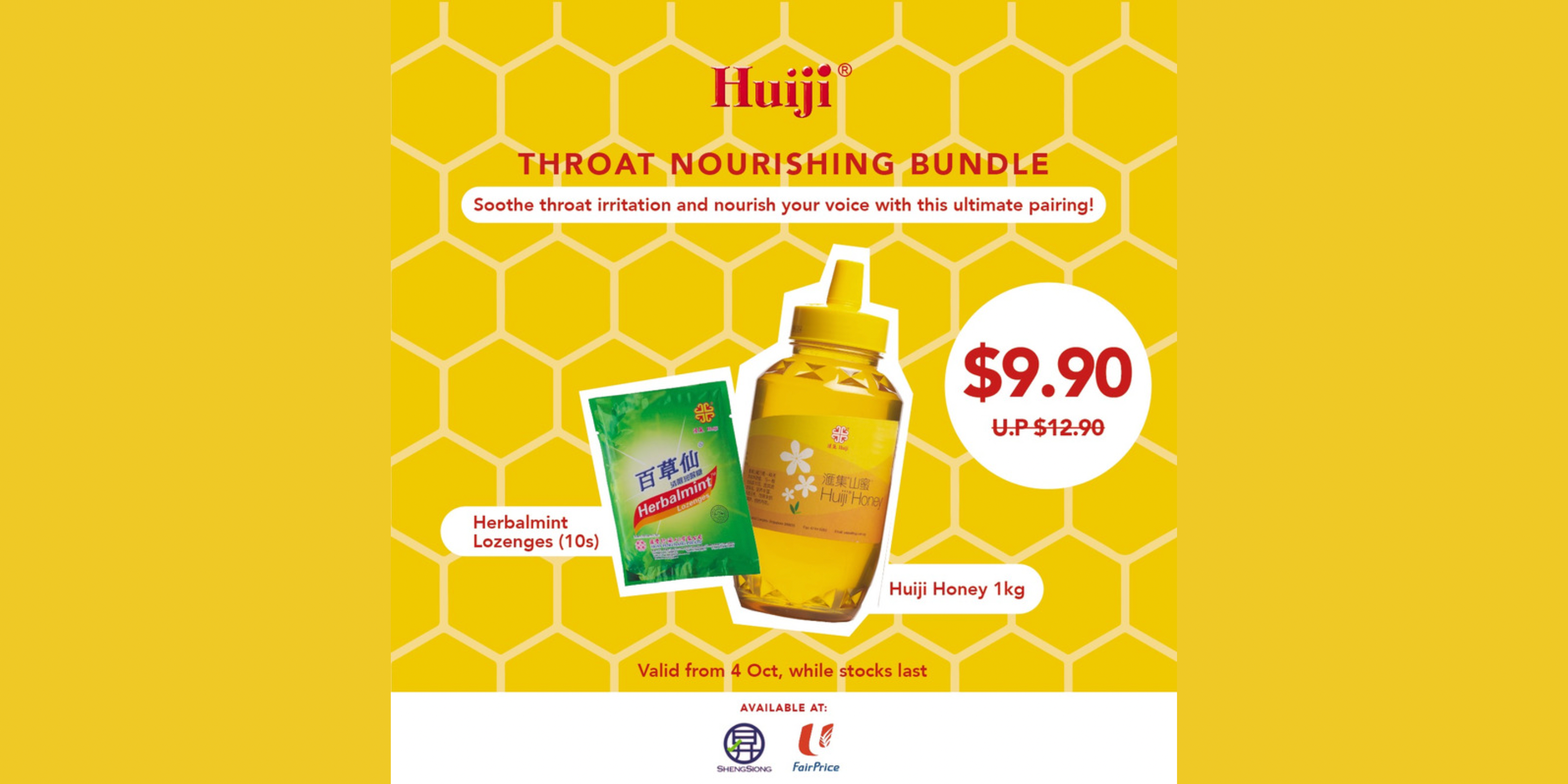 Strengthen your immune system & soothe throat irritation with Huiji