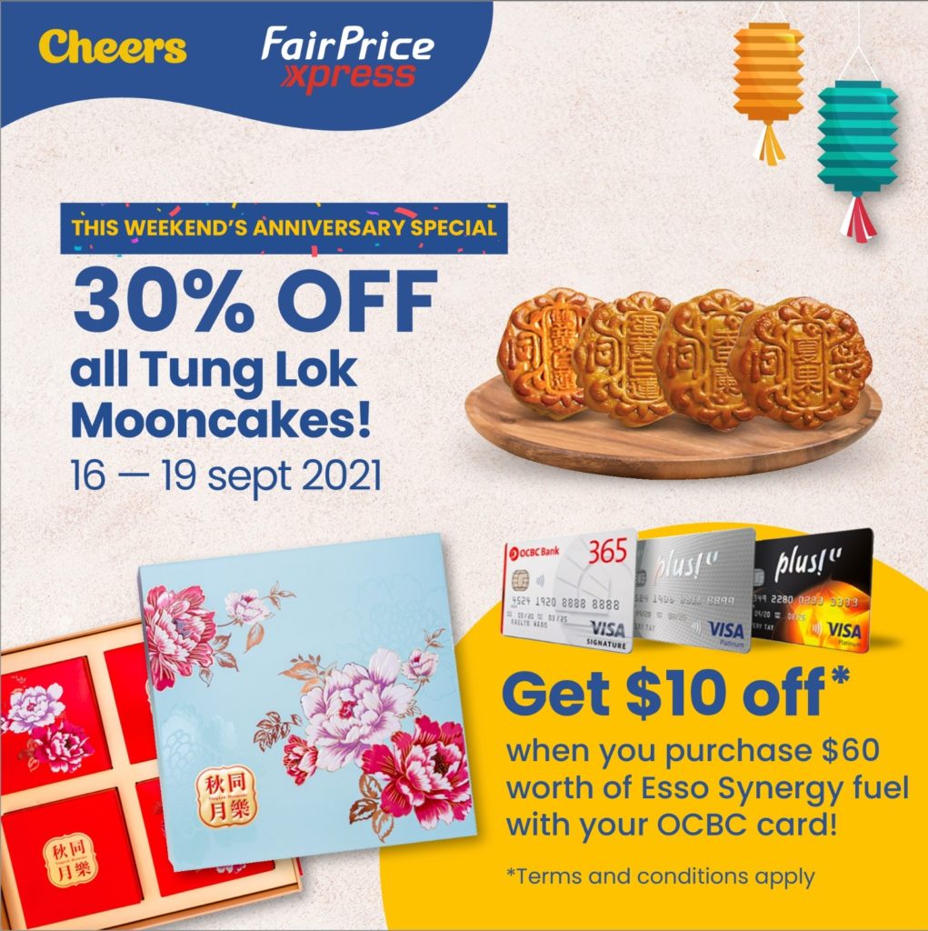 4 DAYS ONLY! Anniversary Special Mooncake Promotion at Cheers and FairPrice Xpress | Why Not Deals 1