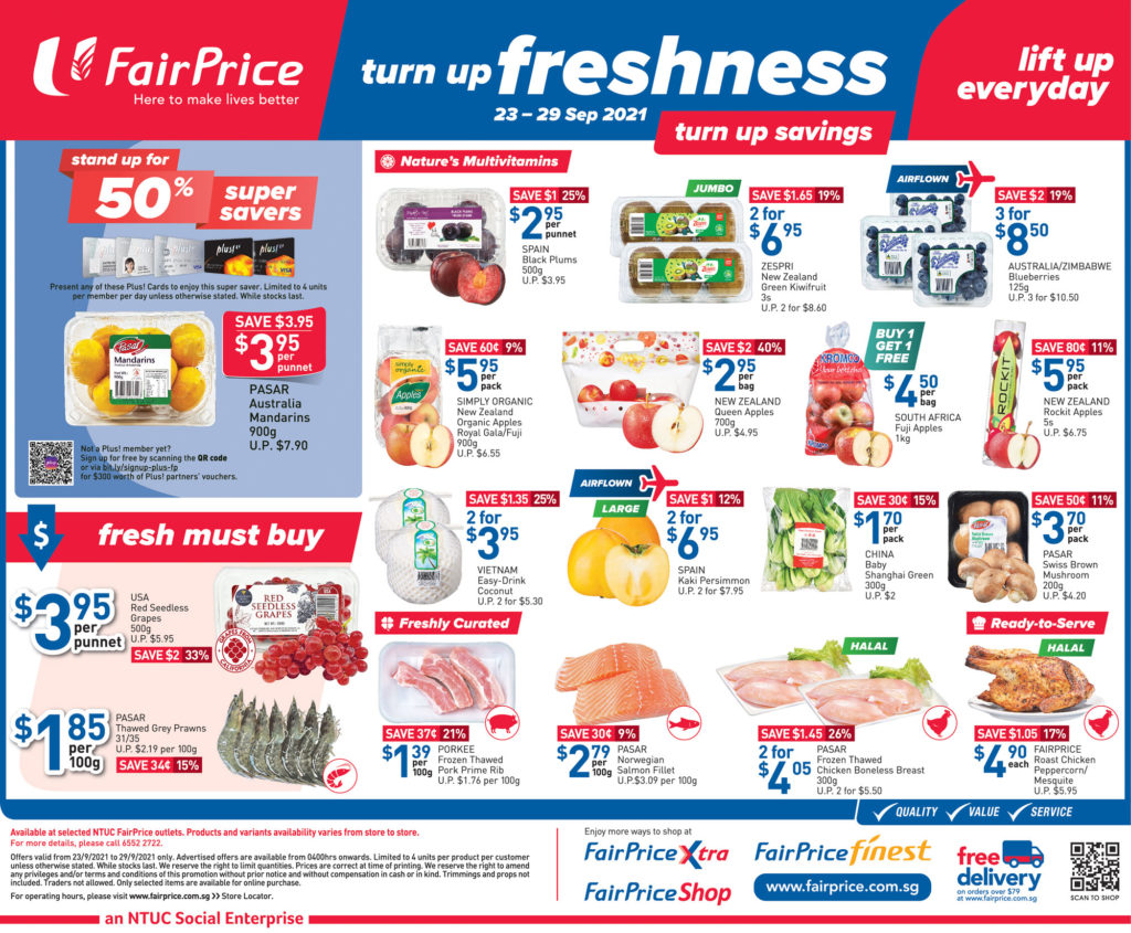 NTUC FairPrice Singapore Your Weekly Saver Promotions 23-29 Sep 2021 | Why Not Deals 9