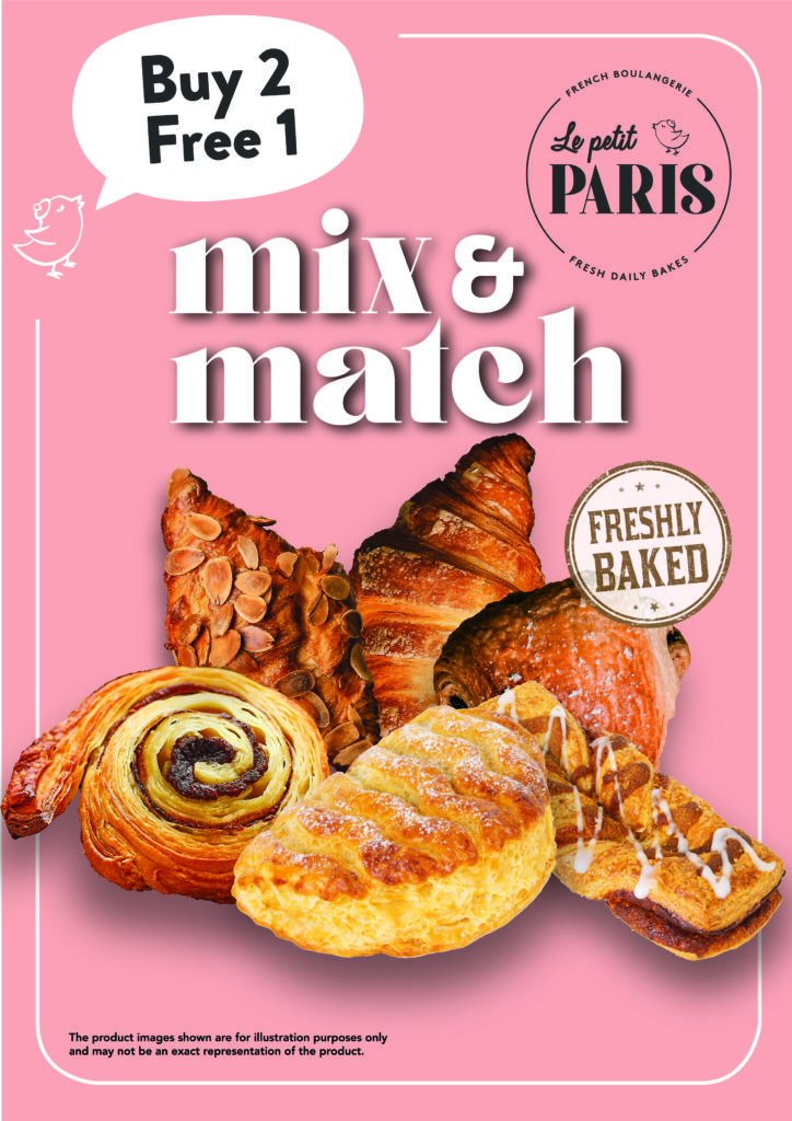 Exclusive 1-for-1 deals for selected Premium Meat + Buy 2 Get 1 Free for Freshly-baked Pastries! | Why Not Deals 1