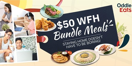 Get Quality Meals while you Stay Home with these Curated WFH Bundle Meals for just $50 on Oddle!