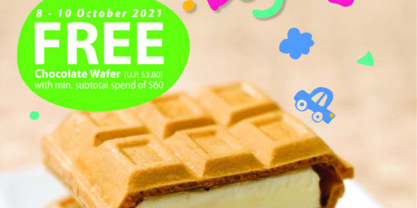 Free Chocolate Wafer at Sushi Tei this Children’s Day from 8th – 10th October 2021