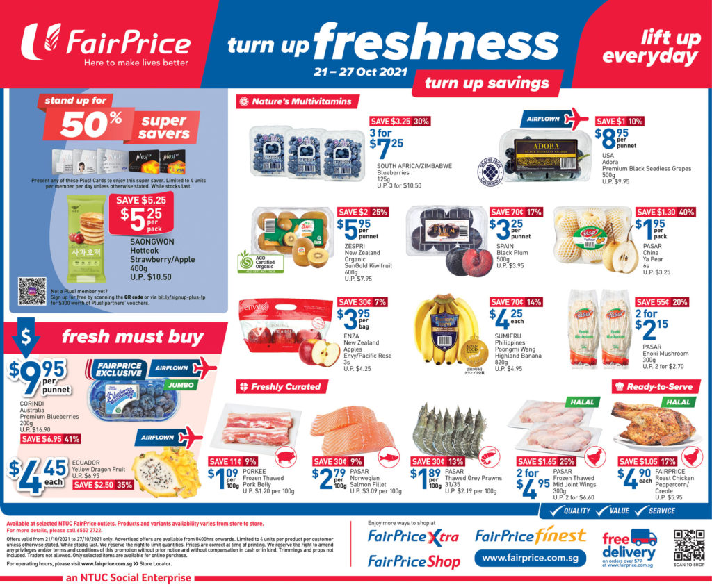 NTUC FairPrice Singapore Your Weekly Saver Promotions 21-27 Oct 2021 | Why Not Deals 10