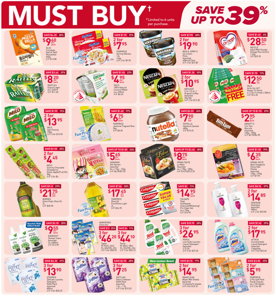 NTUC FairPrice Singapore Your Weekly Saver Promotions 21-27 Oct 2021 | Why Not Deals