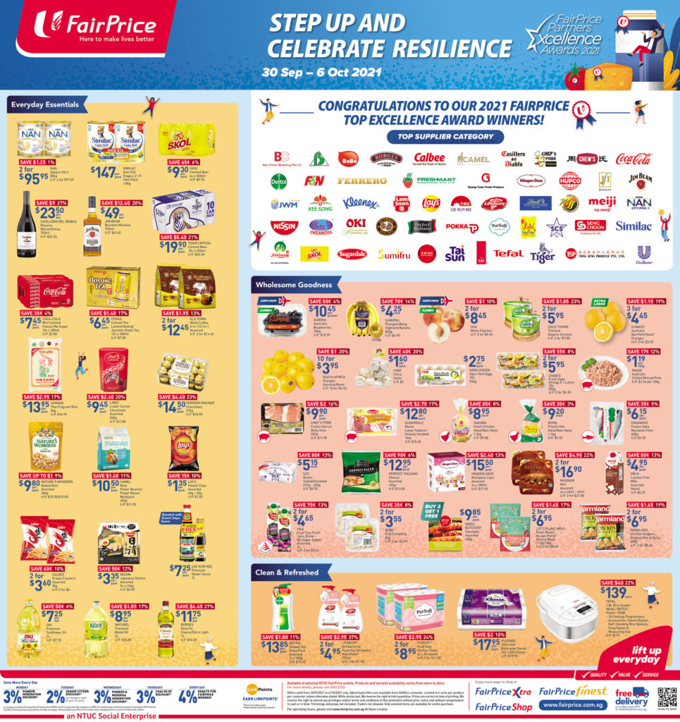 NTUC FairPrice Singapore Your Weekly Saver Promotions 30 Sep - 6 Oct 2021 | Why Not Deals 11