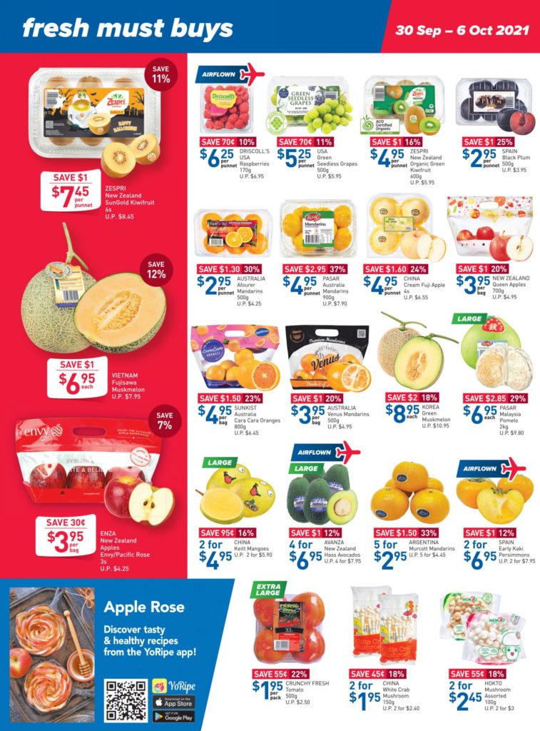 NTUC FairPrice Singapore Your Weekly Saver Promotions 30 Sep - 6 Oct 2021 | Why Not Deals 13