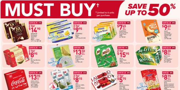 NTUC FairPrice Singapore Your Weekly Saver Promotions 30 Sep – 6 Oct 2021