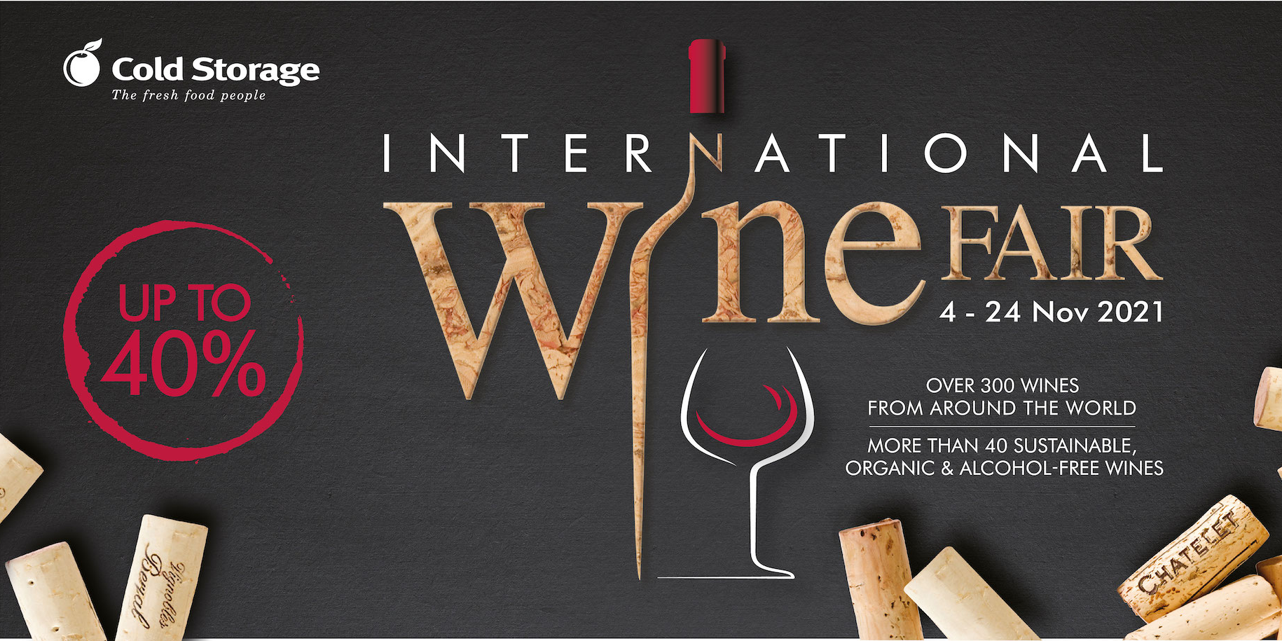 Sip back and relax with Cold Storage’s International Wine Fair 2021!