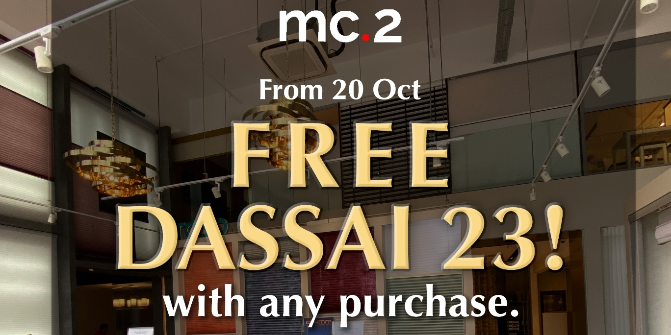 [Exclusive Promo] FREE Bottle of Dassai 23 with Min $3,000 Spent at mc.2! (t&c applies)