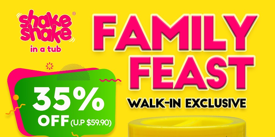35% Off Shake Shake In A Tub’s New Family Feast Bundle!
