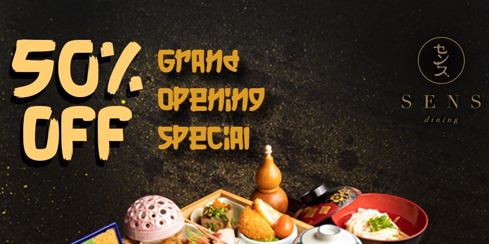 50% OFF SENS Grand Opening Special, $28 Omakase ?!!!