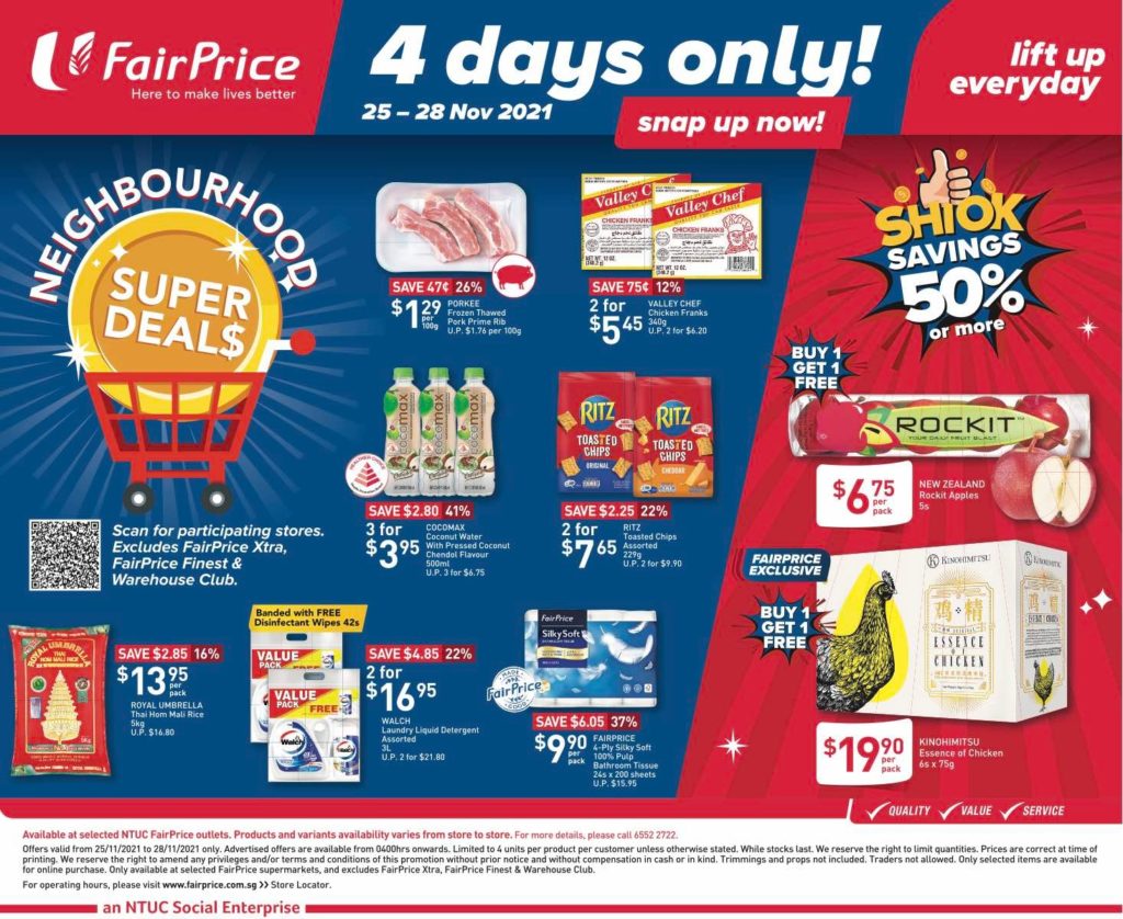 1-for-1 Chicken Essence & Apples to boost your health, only at NTUC Fairprice! | Why Not Deals