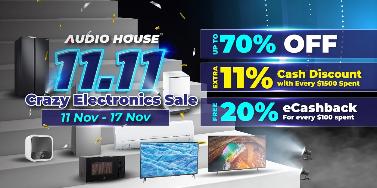 Audio House 11.11 Crazy Electronics Sale