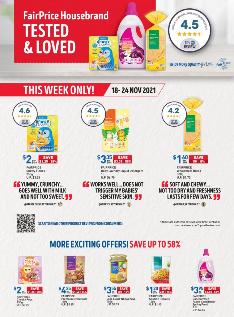 NTUC FairPrice Singapore Your Weekly Saver Promotions 18-24 Nov 2021 | Why Not Deals 12