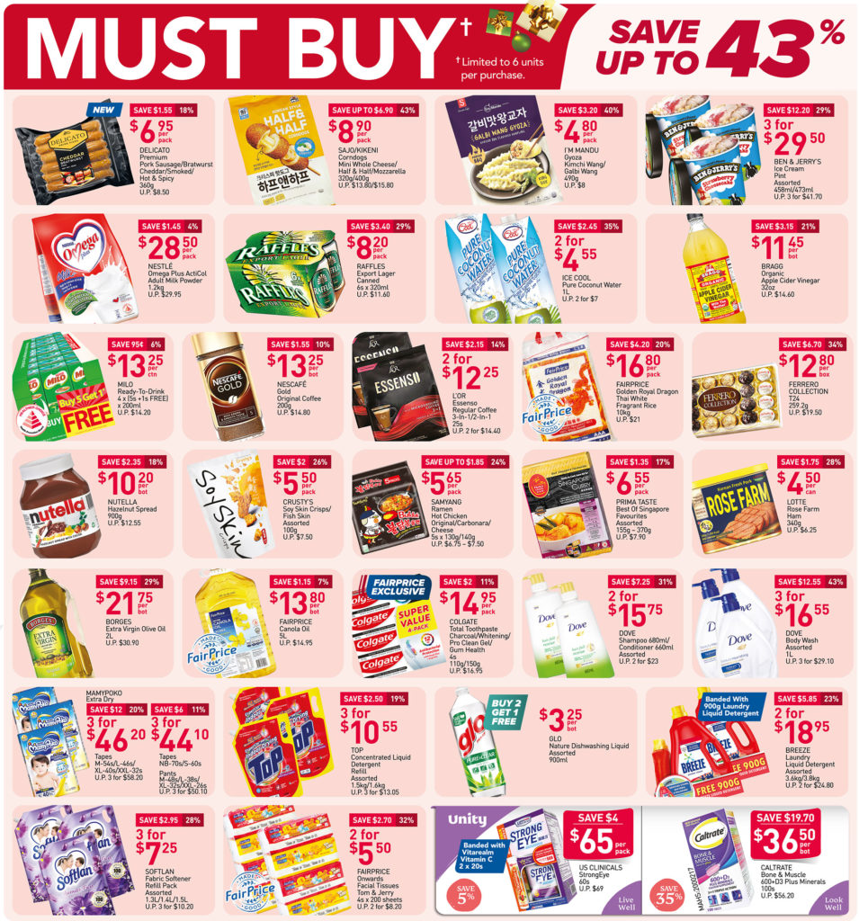 NTUC FairPrice Singapore Your Weekly Saver Promotions 18-24 Nov 2021 | Why Not Deals