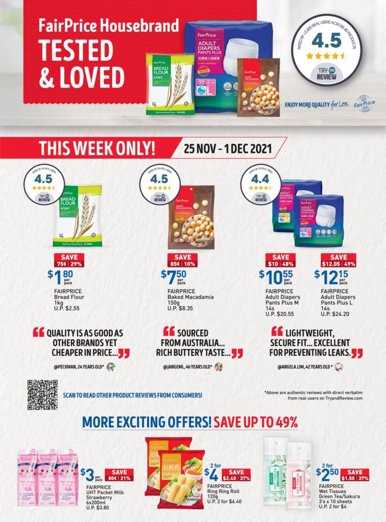 NTUC FairPrice Singapore Your Weekly Saver Promotions 25 Nov - 1 Dec 2021 | Why Not Deals 5