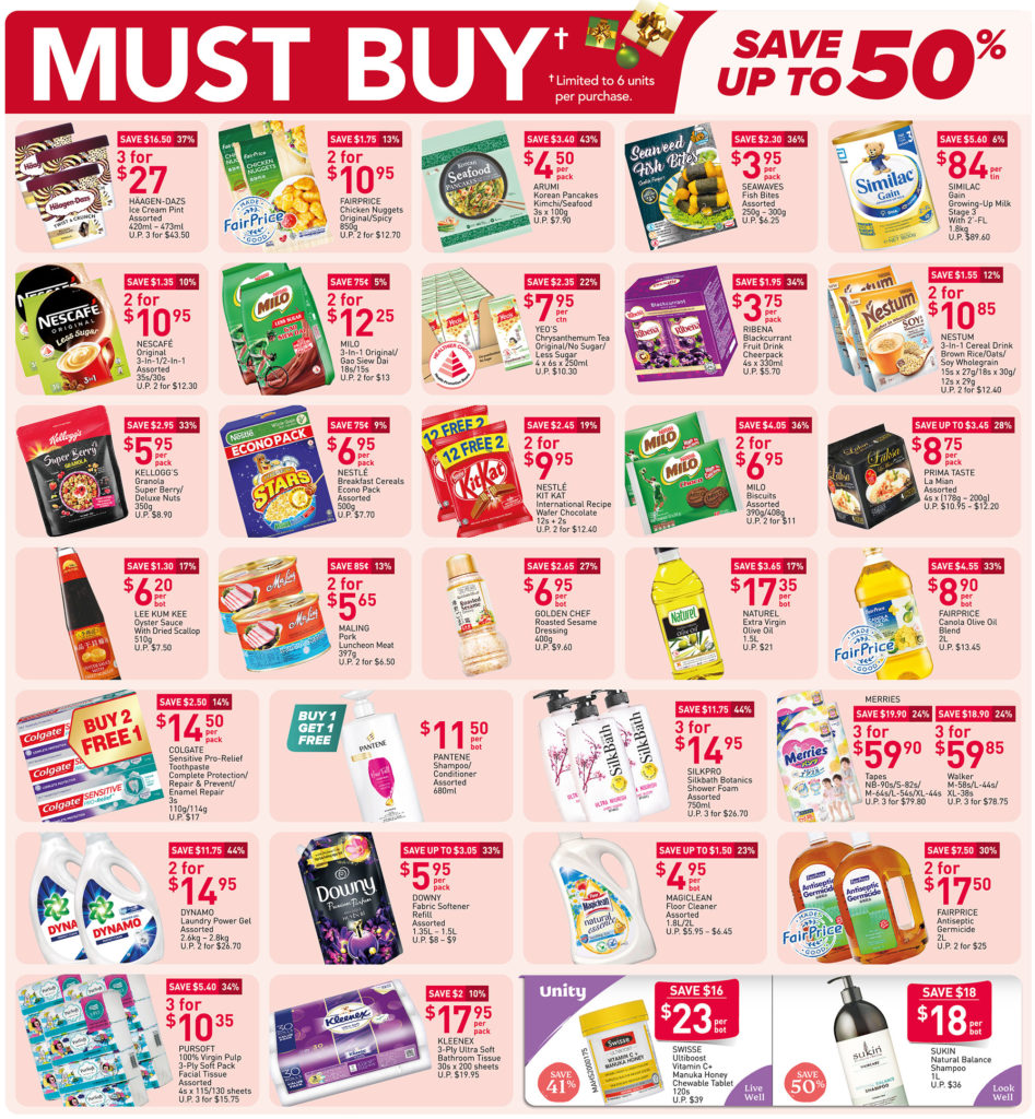 NTUC FairPrice Singapore Your Weekly Saver Promotions | Why Not Deals 31