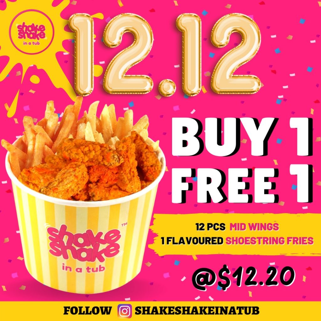 [12.12 Promotion] 1 for 1 Fried Chicken & Fries @ $12.20! | Why Not Deals 1