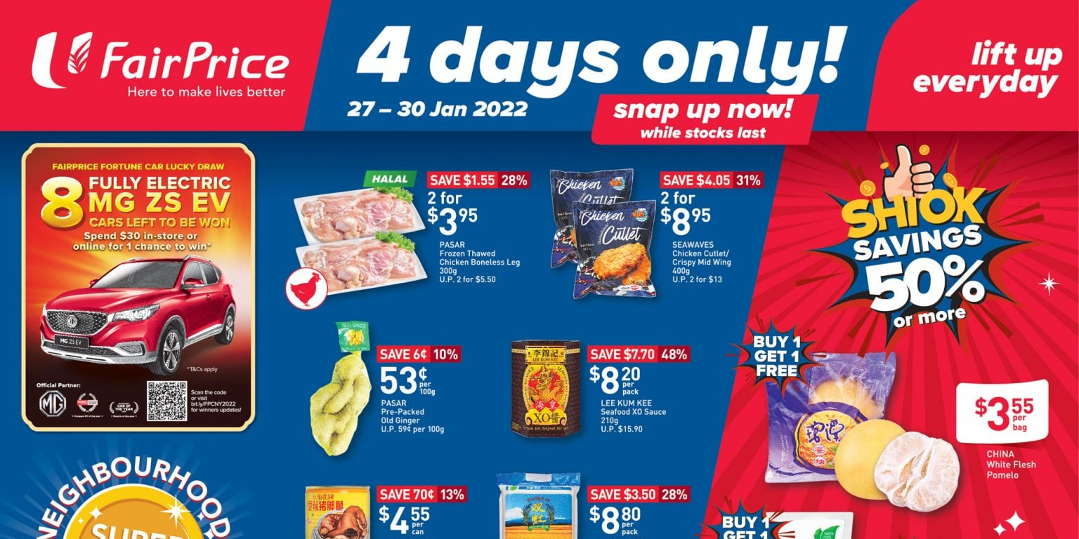 FairPrice has 1-for-1 Laundry Capsules, Shower Foam and Nutella at 27% off so that you can smell and
