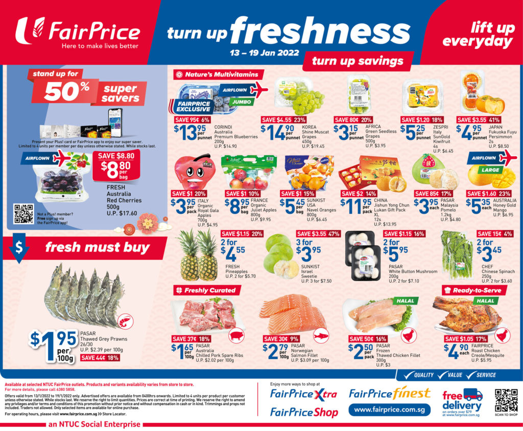 NTUC FairPrice Singapore Your Weekly Saver Promotions | Why Not Deals 49