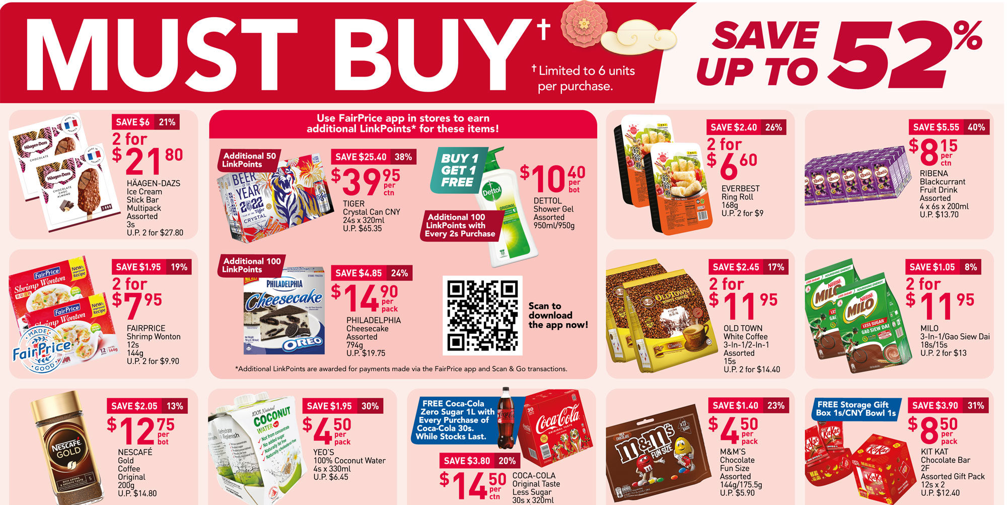 NTUC FairPrice Singapore Your Weekly Saver Promotions 13-19 Jan 2022