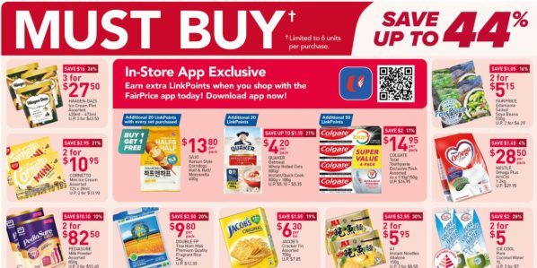 NTUC FairPrice Singapore Your Weekly Saver Promotions 24 Feb – 2 Mar 2022