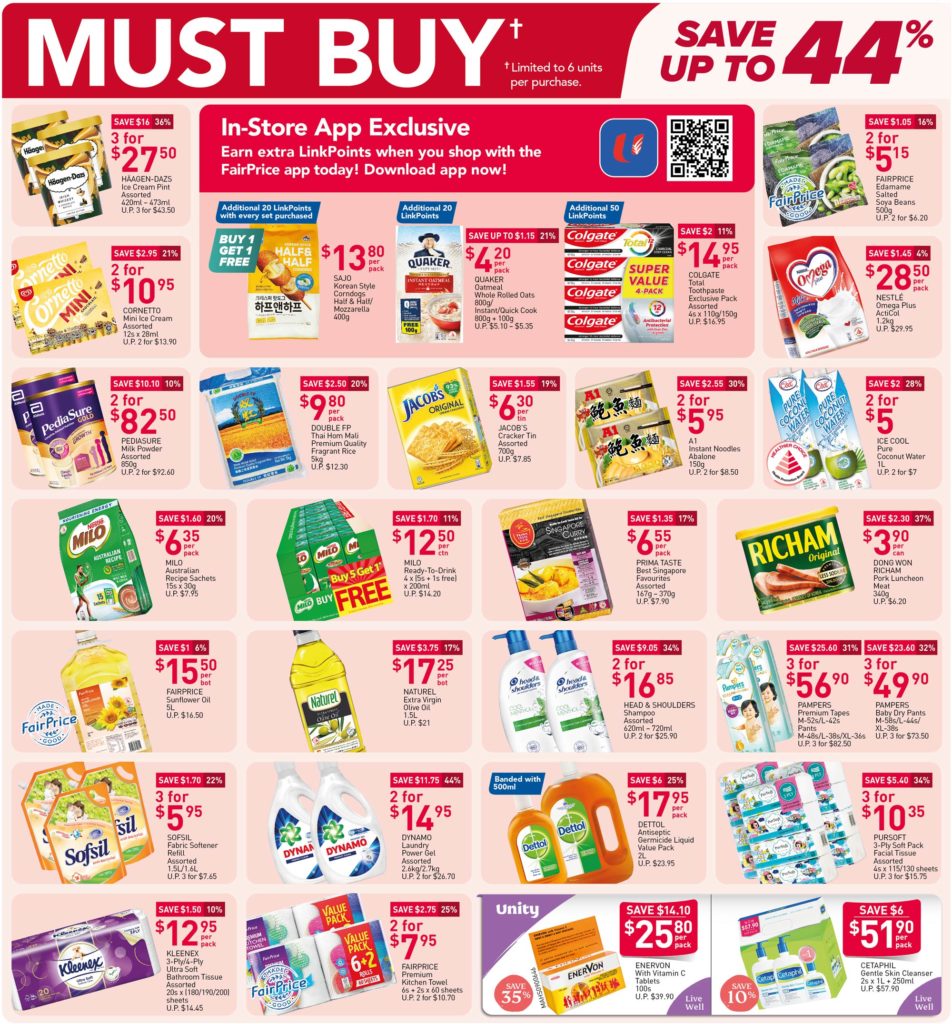 NTUC FairPrice Singapore Your Weekly Saver Promotions 24 Feb - 2 Mar 2022 | Why Not Deals